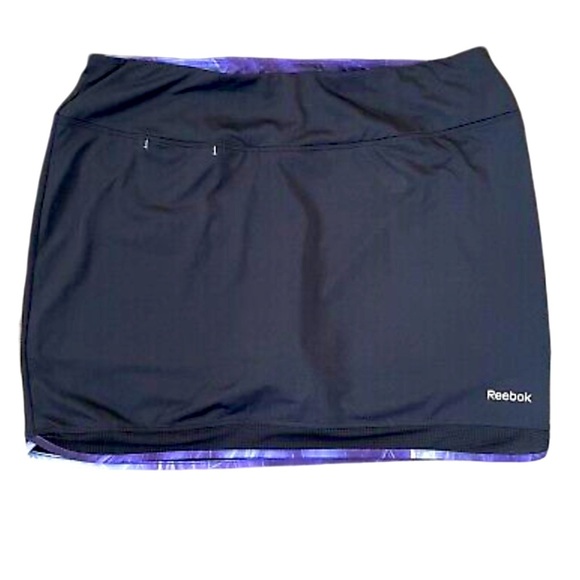 REEBOK Athletic Skirt With Shorts Size 3X Black-purple - Picture 1 of 7
